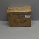 Waffle Maker, 7 Round Classic Belgian Waffle Iron, Adjustable Browning Control, Easy-Clean Nonstick Plates & Cool Touch Handle, Space Saving Storage, Stainless Steel (Black)