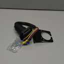 7 Pin Trailer Plug,7 Way RV Trailer Light Connector Socket, 7 Prong Trailer Plug Wiring Harness Adapter Quick Converter with Mounting Bracket,for RV,Camper,Truck,Trailer, 7 Blade Trailer Plug