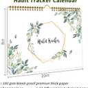Habit Tracker Calendar12 Monthly Habit Tracker Journal with Spiral Binding,Undated Weekly Monthly Planner to Boost Productivity&Self Improvement, 8"x10"Green