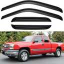 Window Rain Guards for 1999-2006 Chevy Silverado/GMC Sierra 1500/2500/3500/2500HD, Window Vent Visors Shades Wind Deflectors for 2007 Silverado/Sierra Classic Model Extended Cab