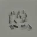 1" x 2" Rectangle Chair Leg Protectors for Hardwood Floors, Silicone Covers to Protect Wood Tile Floors Felt Pads Furniture Leg Caps Reduce Noise,Easy to Move.16 PCS Clear.