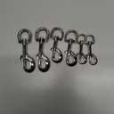 Trigger Clips Clasp, 6Pcs 3Size Swivel Snap Hooks 360° Swivel Trigger Snap Hooks for Pet Buckle Carabiner Keyring Home Outdoor Camping Picnic Heavy Duty