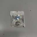 6 Pcs Cabinet Door Hinge Repair Plates, Cabinet Hinge Repair Board Replacement Kit, Metal Hinges Repair Fixing Plates with Screw for Kitchen Cupboard Door (Large)