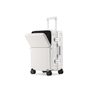 ZMY Carry on Luggage with Charging Port, Lightweight Hardside Suitcase with TSA Lock and Spinner Wheels (White, 26 inches) ZMY Carry on Luggage with Charging Port, Lightweight Hardside Suitcase with TSA Lock and Spinner Wheels (White, 26 inches)