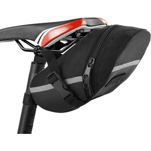 Bicycle Saddle Bag, With Reflective For A Safety Ride, Under Seat bike Pack for Mountain Road Bikes, Bike Seat Bag