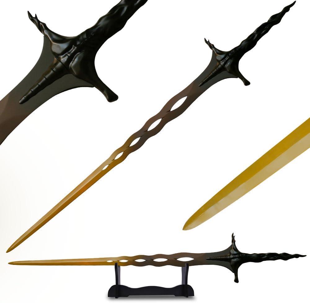 Handcrafted Full Metal 40" Sacred Relic Sword by Bloodborne Replica Weapon by Dark Elden Soul Ring Cosplay