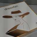 dressfan Fascinator Hats for Women,Linen Vintage Feather Headwear for Derby/Church/Wedding/Cocktail/Tea Party (Beige)