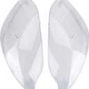 1 Pair Car Clear Headlight Lens Cover,Left Right Side Front Headlight Headlamp Lens Cover ABS Headlamp Lens Cover Shell Fit for Enclave 2008-2012