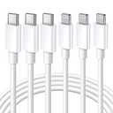 Ximytec USB C to Lightning Cable [MFi Certified] 3Pack 10FT iPhone Charger Cord Type C Fast Charging Cable Compatible with iPhone 14 13 12 11 Pro Max 11 XS Max XR X 8 iPad,White