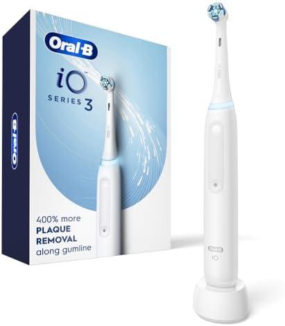 Oral-B iO Series 3 Electric Toothbrush with (1) Brush Head, Rechargeable, White