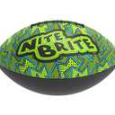 Badenl Nite Brite Light Green Junior Football 2Pack
