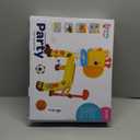 4-IN-1 Toddler Golf Ring Toss Basketball Hoop & Soccer Goal Sport Toys for 1-3 Year Olds, Baby Activity Center with Lights Bilingual Music & Vol Ctrl Gift for Boys Girls(H 24.4"-27.5") (Yellow)