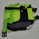 Fragralley Shark Fin Dog Life Jacket, High Buoyancy with Tear-Resistant Nylon of Dog Swim Vest, Pet Life Preserver for Small Medium Large Dogs, Puppy Float Vest for Swimming and Boating (Green-Wave Shark)