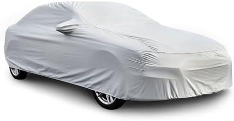 Budge TrueFit Plus Custom Car Cover Fits Acura TLX 2018-2023, Automotive Full Exterior Indoor Outdoor Car Cover, Waterproof All Weather Rain Snow UV Sun Hail Protector for Automobiles