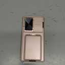 SSLOTSCASE for Samsung Galaxy S25 Ultra Case with Wallet & Sliding Lens Cover & Kickstand & Credit Card Holder, Military-Grade Protection Rugged Phone Case Cover for Galaxy S25 Ultra 6.9'', Rose Gold