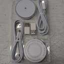 MagSafe Charger 2 Pack 15W Magnetic Wireless Charger Fast Charging Pad Compatible with iPhone 17/16/15/14/13/12 Series & AirPods 3/2/Pro Magnetic MagSafe Charging Pad with Dual Ports (white)