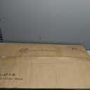 61 Inch Computer Gaming Desk with Power Outlets & LED Lights Reversible Home Office Desk with Adjustable 5 Fabric Storage Drawers for Working Writing Study, Black