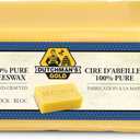 Dutchmans Gold Canadian Yellow Beeswax Block (1 lb) - Cosmetic-Grade Natural Beeswax for Candle Making, Soap, Crafts, Beauty - Pure Beeswax Bars - Safe and Easy to Melt