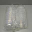12 Pack 5.5 Inch/ 6 Inch Large Clear Plastic Easter Eggs Fillable Jumbo Transparent Plastic Eggs Empty for Easter Hunt Party Decorations (Clear (6 Inch))