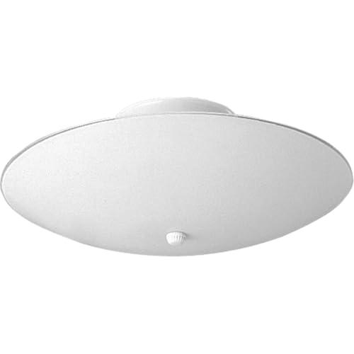 Progress Lighting 12" Round Glass 2-Light Close-to-Ceiling, Indoor, P4609-30, White