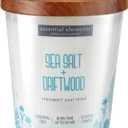 Essential Elements by Candle-Lite Aromatherapy Candle Sea Salt Driftwood, 9 oz