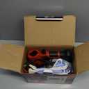 Paint Sprayer 1000W High Power Electric Spray Paint Gun with Adjustable Spray Width Knob 4 Nozzles and 3 Patterns Easy to Clean for Furniture Home Interior House Painting Red