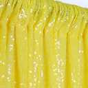 ShinyBeauty Sequin Backdrop 4FTx8FT Yellow Backdrop Curtains Sequin Photo Backdrop Sequence Christmas Backdrop Curtain for Wedding Party Decor