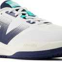 New Balance Men's FuelCell 796 V4 Tennis Shoes (9.5 X-Wide, White/Nb Navy/Cyber Jade)