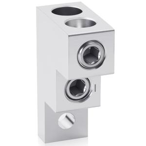 1 Pack Mechanical Panelboard Lug Grounding Mechanical Lug Two Conductors, 300 Awg, 300mcm - 6SOL Wire Range