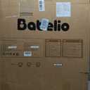 Babelio Baby Gate for Stairs, Kitchen & Doorways, No Bottom Bar| One-Handed Operation| Auto-Close| Hardware Mount (Drill Needed) Safety Dog/Pet Gate (Black - B17, 26-43" W, 28" H)