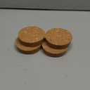 BENECREAT  Cork Bottle Stoppers, Tapered Design, Beige, 3.15in Diameter, Ideal for Wines, Decorative Bottles, DIY Crafts, PCS 4