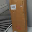 Kate and Laurel Alessia Modern Decorative Metal Drink Table; 8 x 8 x 22; Black; Round Cast Aluminum Pedestal Plant Stand with Rough Texture and Deckled Edge