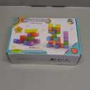 48PCS Magnetic Blocks - 1.38 inch Building Blocks for Toddlers, STEM Building Toy for Kids, Montessori Toys for 3 4 5 6+ Year Old, Magnet Sensory Travel Toys Christmas Birthday Gifts for Boys Girls