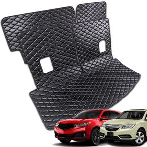 Cargo Mat for 2014-2020 Acura MDX Trunk Mat and Rear Backrest Mat Cargo Liners All Weather Anti-Slip
