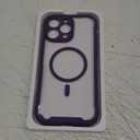 Miracase Designed for iPhone 16 Pro Max Case 6.9'' [Compatible with MagSafe] Full-Body Phone case with Built-in Glass Screen Protector,Drop Proof 16 Pro Max Cover, Purple