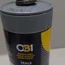 OB1 Universal Caulk Sealant & Adhesive Black 10.1oz | Professional Grade Premium All-in-One Advanced Hybrid 3-in1 | Water Resistant Internal & External | Shrink Crack UV & Fade Resistant | 1 Cartridge