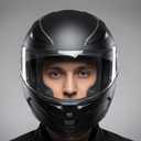 Bluetooth Motorcycle Helmet, Full Face Flip Up Modular Motorcycle Helmet with Bluetooth intercom headsets, DOT Approved Dual Visor Helmets (Black, L)