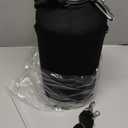 1 Gallon Water Bottle Insulated | Thickened Stainless Steel Vacuum Metal Water Jug | Portable Sports Large for Gym and Hiking with Straw, Carrier Bag, Handle Strap | BPA-Free 128 oz (Advanced Black)