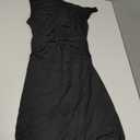 ForeFair Womens Off The Shoulder Summer Mini Dresses Sexy Sleeveless Bodycon Club Party Fashion Outfits(XS,Black)