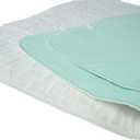 Pack of 2 Careboree Quilted Cotton Top Underpad 34"X52" Reusable Incontinence Bed Pads Washable Durable Waterproof Extra Absorbent Draw Sheet for Mattress