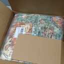 Topllen Washable Area Rug - Area Rug 6'x9' Boho Soft Living Room Rug, Non-Slip Large Area Rugs Indoor for Dining Room Livingroom Bedroom, Vintage Rug (Rust, 6x9ft)