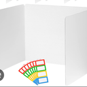 30 Pcs ,Desk Dividers Privacy Boards for Student Classroom Privacy Folders for Student Desks Study Carrels Reduces Distractions for School Tests, 14*17.3  inches(You are Awesome) color White