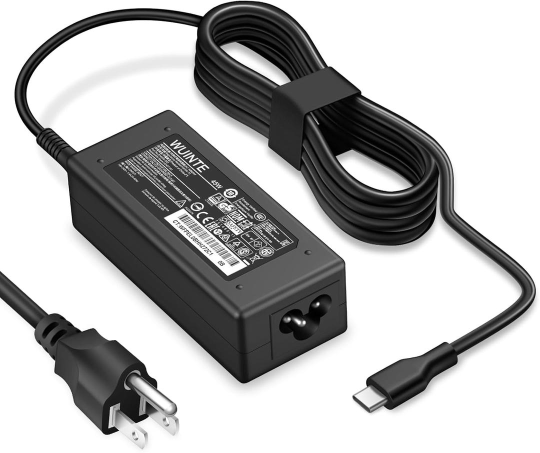 USB C Laptop Charger Chromebook Charger Compatible with HP Dell Lenovo Asus Acer Samsung Google Chromebook Type C Power Cord