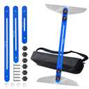 Stair Tread Template Tool - Stair Tread Measuring Tool,Stair measurement layout tool,Shelf Layout Tool & Stair Tread Template Tool Jig, Measuring Stair Tool Self Scribe Tool for Stairs,Tread Jig (Blue)