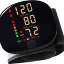 Rechargeable Wrist Blood Pressure Monitor with Voice Broadcast, Dual User Blood Pressure Cuff Wrist with USB-C Charging Cable, 2X 99 Memories & Carry Case