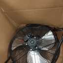 iLIVING 20 Inch Heavy Duty Floor & Wall Mount Fan - 5750 CFM High Velocity, 120-Watt, 3-Speed, Industrial Cooling for Garage, Workshop, Office, Home - UL Listed, Black