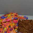 Morph Long Hippie Costume For Women, 70s Hippie Dresses, Retro 60s Style Outfit, Vintage Festival Wear (X-Large)