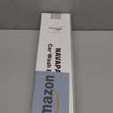 52" Car Wash Brush with Long Handle | Built-in Rubber Squeegee & Rubber Bumper | Lightweight extendable Handle | Soft Bristle Brush for Car, RV, Boat, Solar Panel, Deck Washing (Blue)