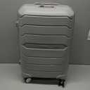 Samsonite Freeform 2-Piece Luggage Set - Carry-On & Large Checked Luggage with Dual Spinner Wheels - Durable Polypropylene Hard-shell - TSA Lock, Airline-Approved - Expandable Hard Shell - Light Grey
