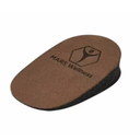 Premium Adjustable Orthopedic Heel Lift  Made in the USA  for Heel Pain and Leg Length Discrepancies  Medium Pack of 2 Brown